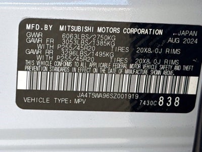 2025 Mitsubishi Outlander PHEV SEL Black Edition
