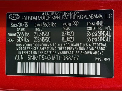 2026 Hyundai Santa Fe Hybrid Calligraphy