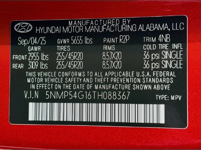 2026 Hyundai Santa Fe Hybrid Calligraphy