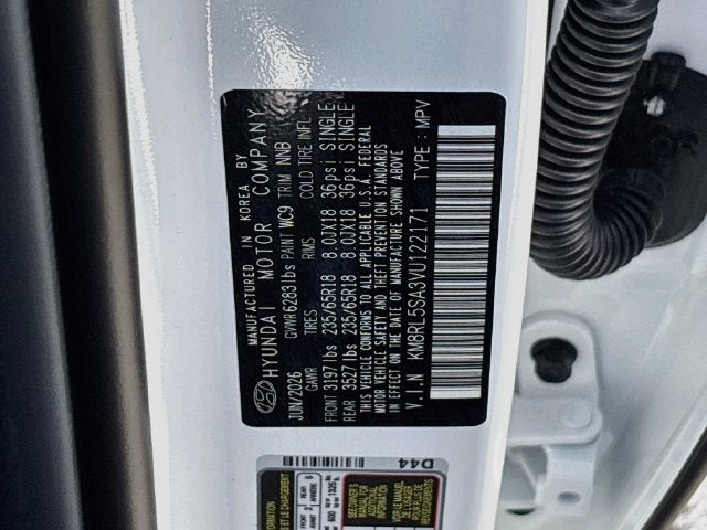 2027 Hyundai Palisade Hybrid Blue SEL 8P