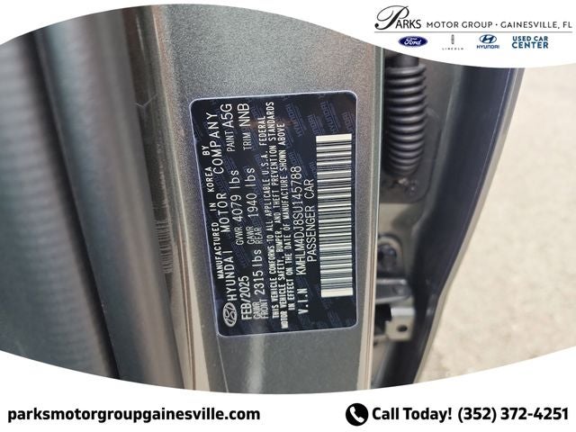 2025 Hyundai Elantra Hybrid SEL Sport