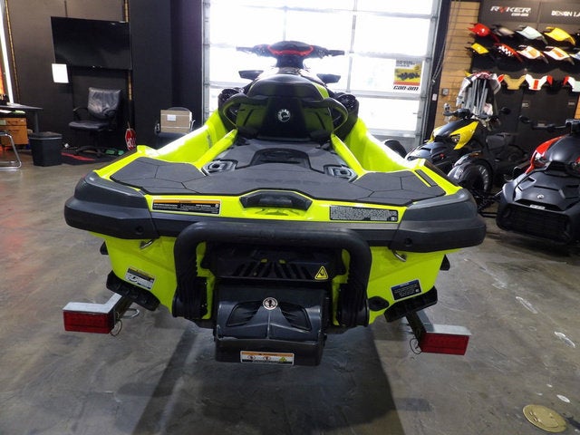 2019 Sea-Doo RXT-X 300 IBR & Sound System Neon Yellow And Lava Grey Base