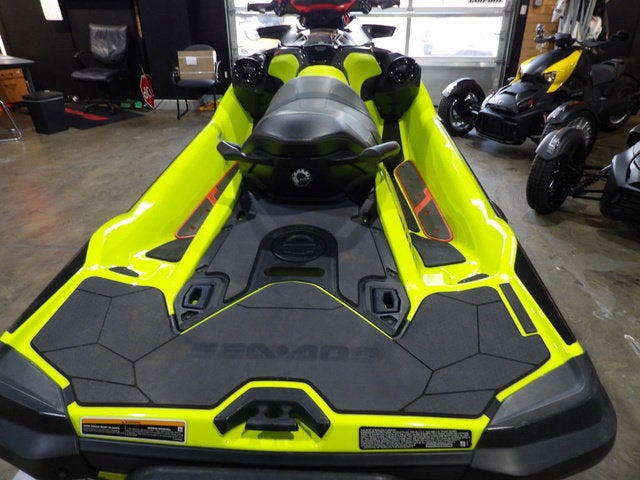 2019 Sea-Doo RXT-X 300 IBR & Sound System Neon Yellow And Lava Grey Base