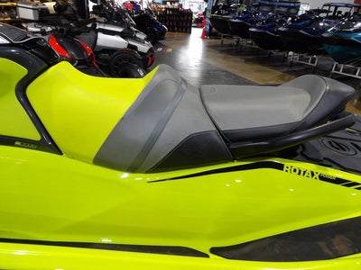 2019 Sea-Doo RXT-X 300 IBR & Sound System Neon Yellow And Lava Grey Base