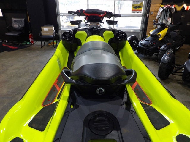 2019 Sea-Doo RXT-X 300 IBR & Sound System Neon Yellow And Lava Grey Base