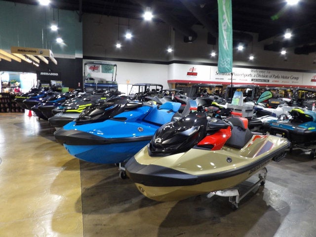 2019 Sea-Doo RXT-X 300 IBR & Sound System Neon Yellow And Lava Grey Base