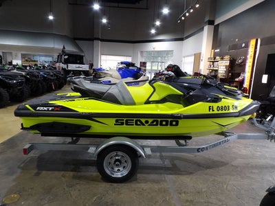 2019 Sea-Doo RXT-X 300 IBR & Sound System Neon Yellow And Lava Grey Base