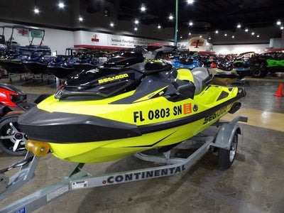 2019 Sea-Doo RXT-X 300 IBR & Sound System Neon Yellow And Lava Grey Base