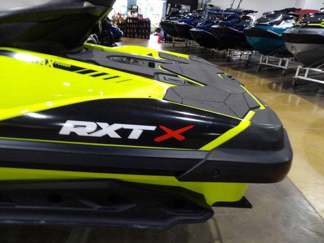 2019 Sea-Doo RXT-X 300 IBR & Sound System Neon Yellow And Lava Grey Base