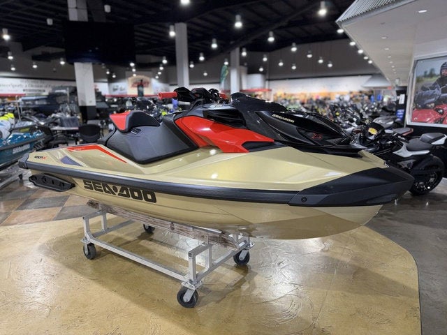2025 Sea-Doo RXP-X 325 Ibr Metallic Tan / Lava Red Premium Base