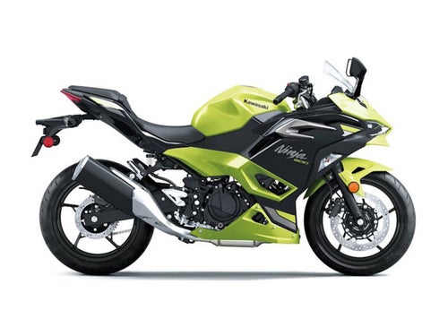 2026 Kawasaki Ninja 500 ABS Metallic Yellowish Green/Ebony Base