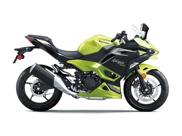 2026 Kawasaki Ninja 500 ABS Metallic Yellowish Green/Ebony Base