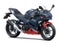 2026 Kawasaki Ninja 500 ABS Metallic Matte Twilight Blue Base