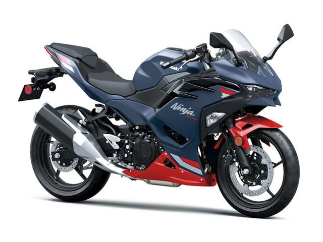 2026 Kawasaki Ninja 500 ABS Metallic Matte Twilight Blue Base