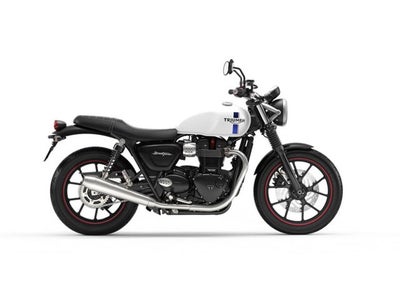 2018 Triumph Street Twin Crystal White Base