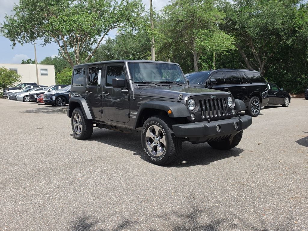 2016 Jeep Wrangler Unlimited Sport