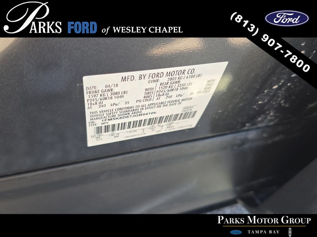 2018 Ford Explorer XLT