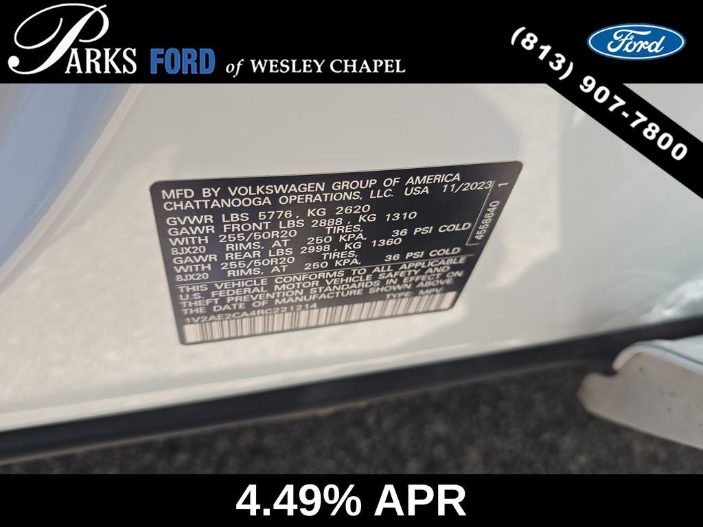 2024 Volkswagen Atlas Cross Sport 2.0T SEL R-Line