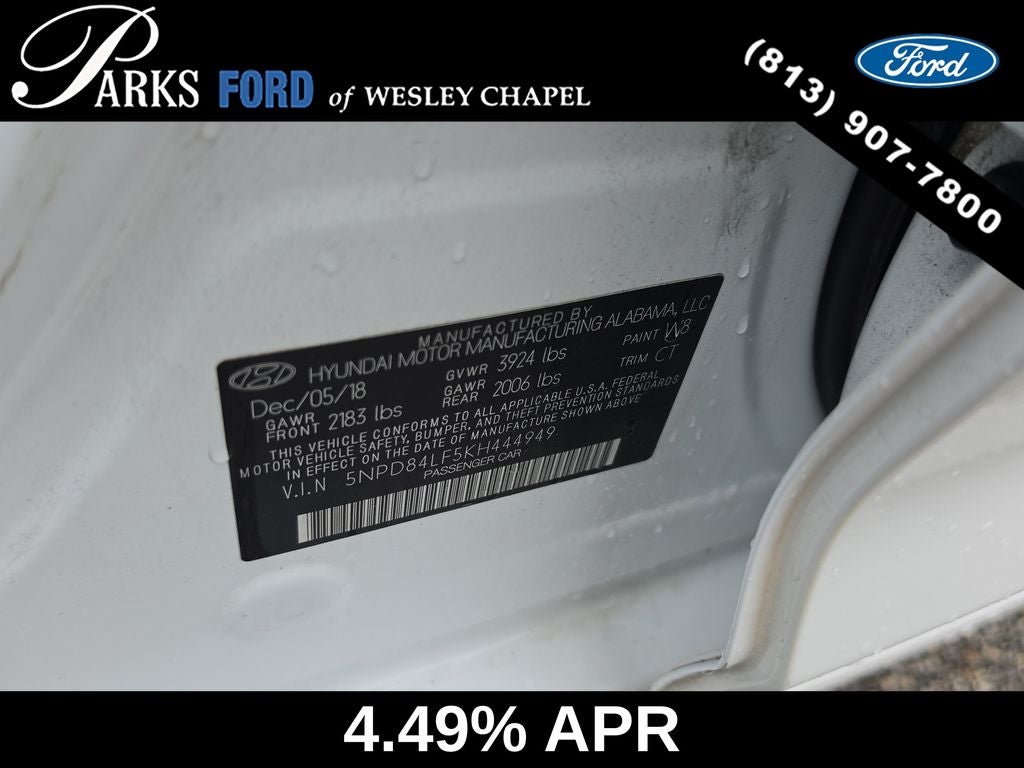 2019 Hyundai Elantra SEL