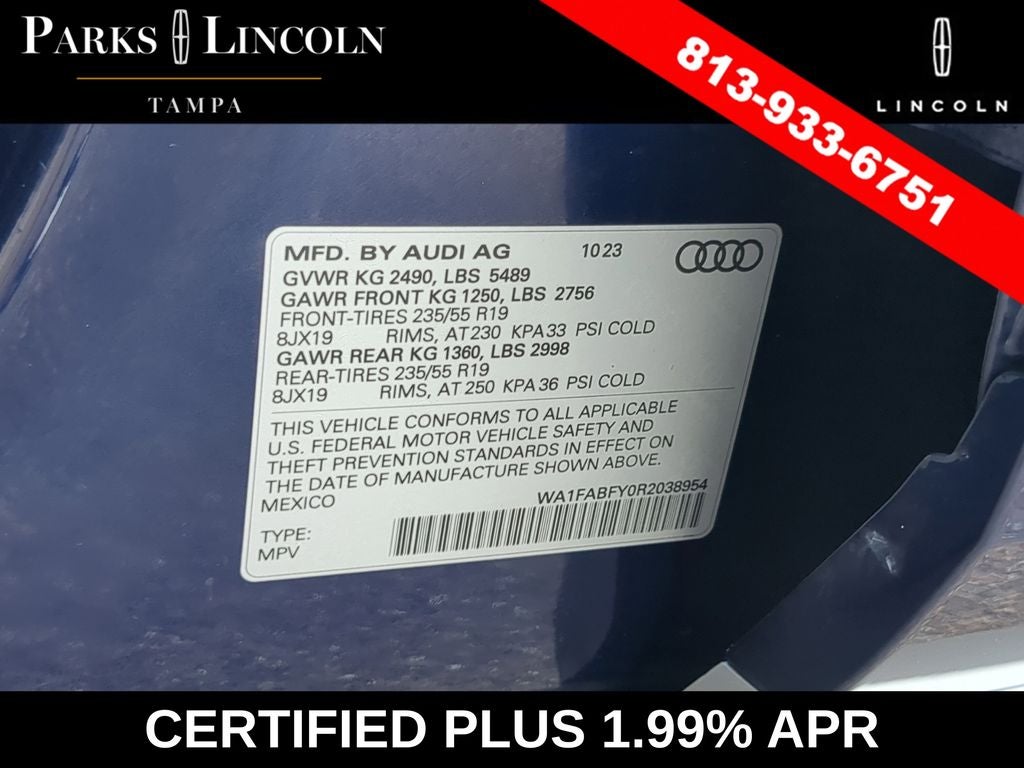 2024 Audi Q5 45 S line Prestige quattro